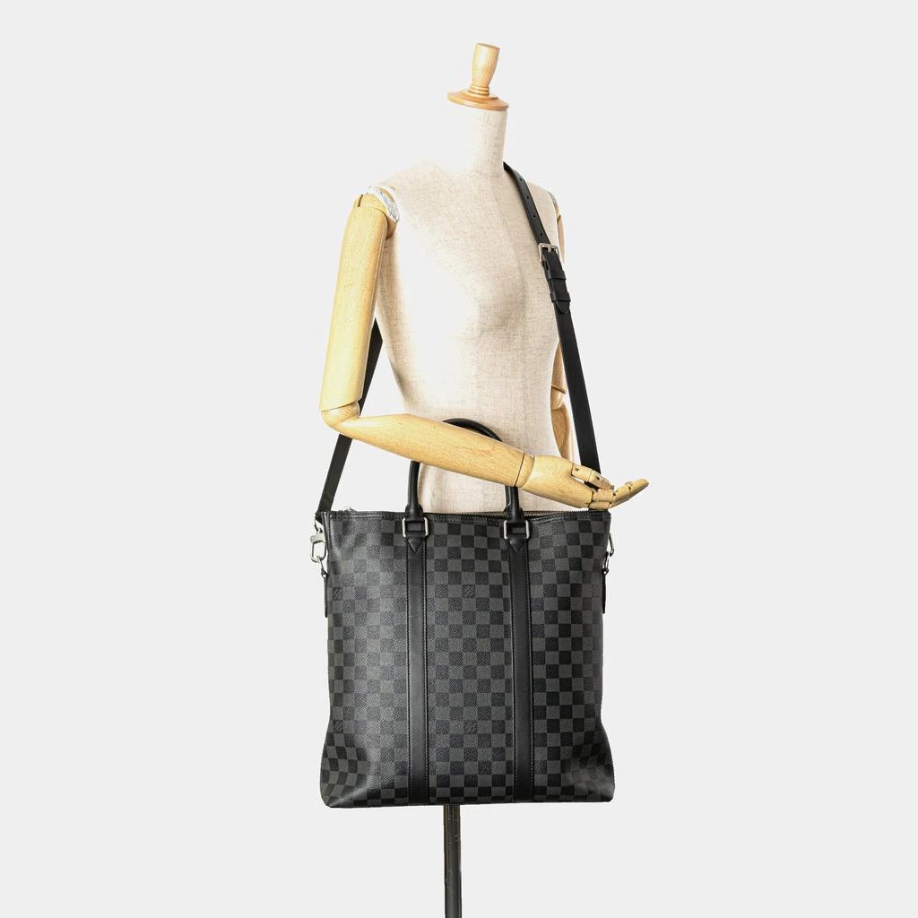 Louis Vuitton Louis Vuitton Black Damier Graphite Anton Tote Bag 4