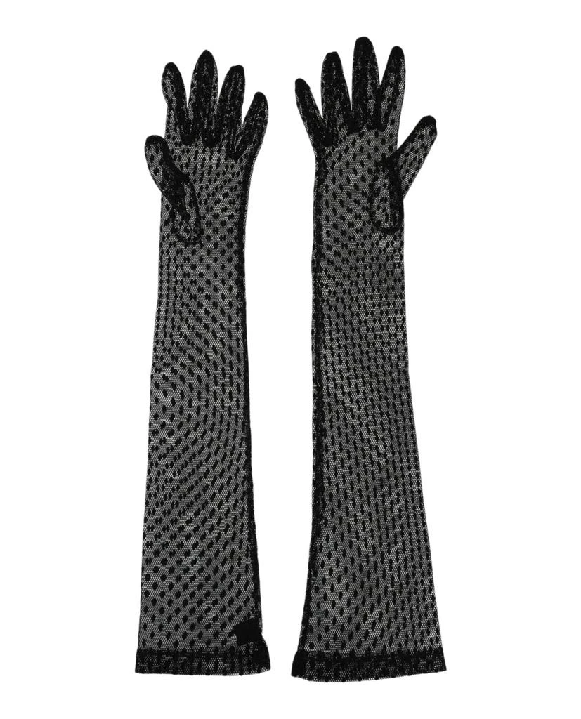 Gucci Long Polka Dot Tulle Gloves 2
