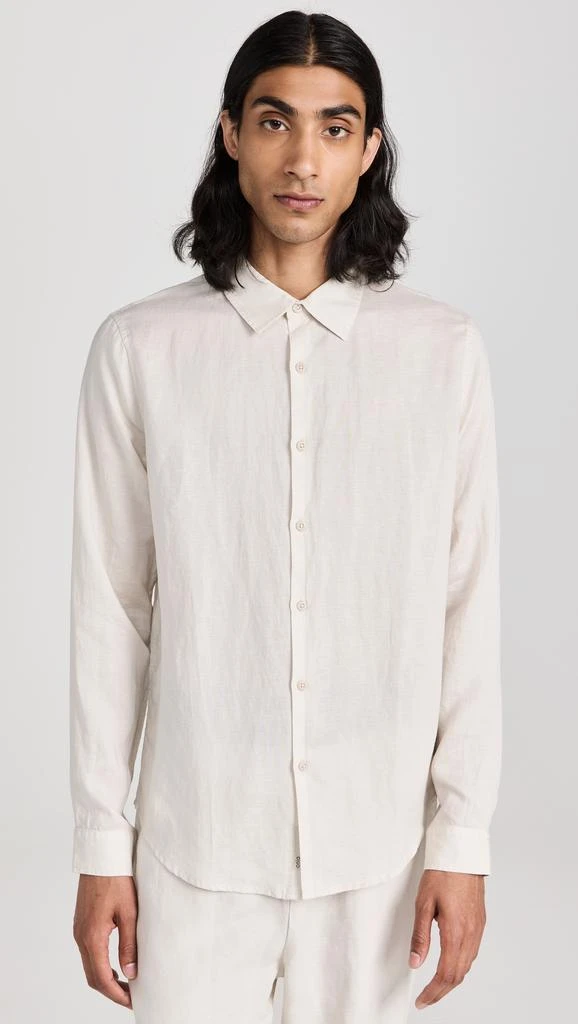 Onia Air Linen Long Sleeve Shirt 6