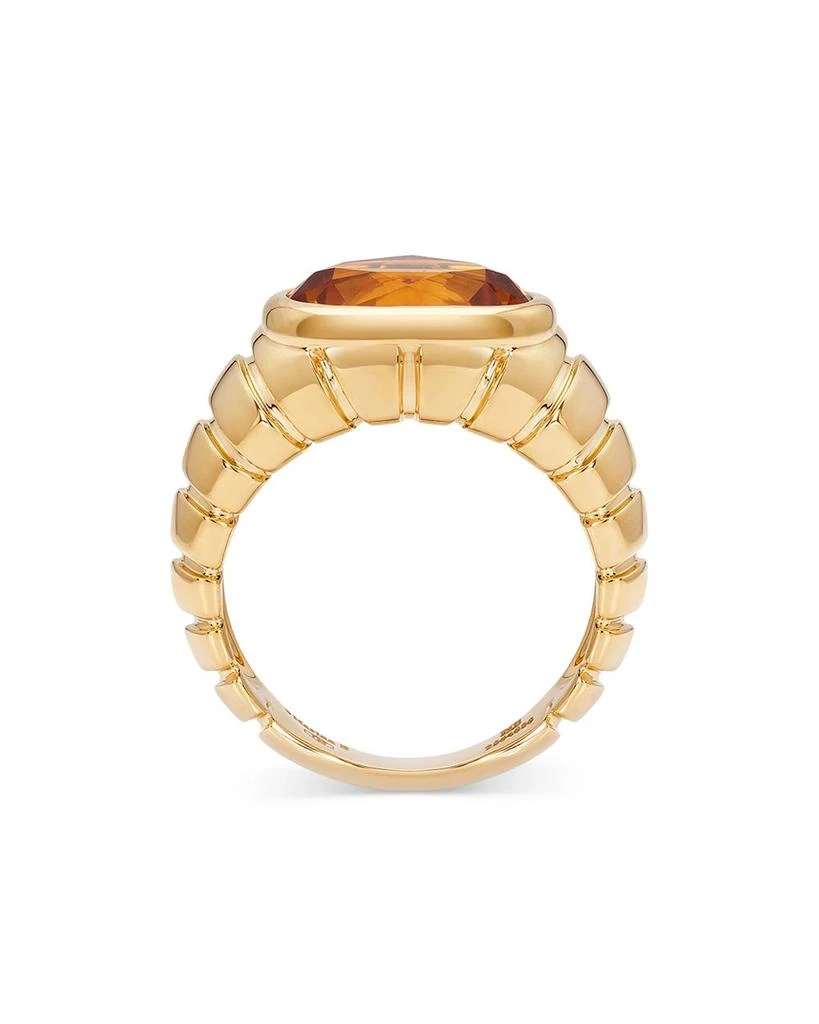 MARINA 18K Yellow Gold Timo Citrine Pear Statement Ring 3