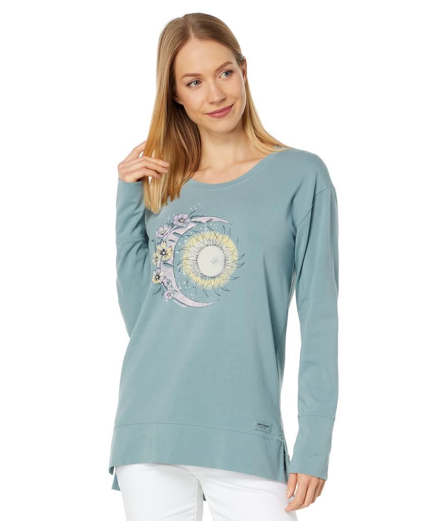 Life is Good Moon Flower Crusher-Flex™ Tunic