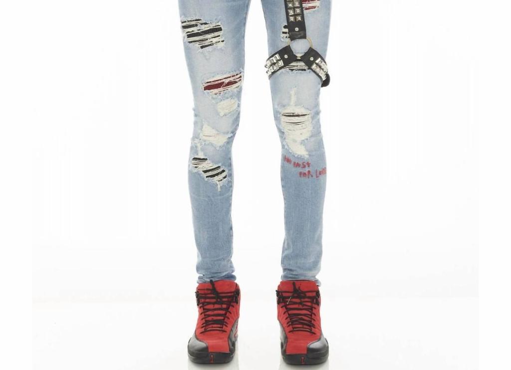Cult Of Individuality Men's Motley 220 Super Skinny Denim In Crue