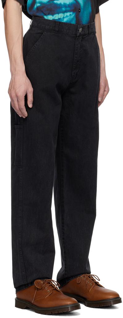 Awake NY Black Washed Trousers