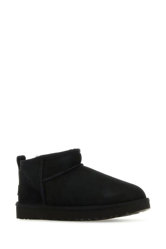 UGG Black suede Classic Ultra Mini ankle boots 2