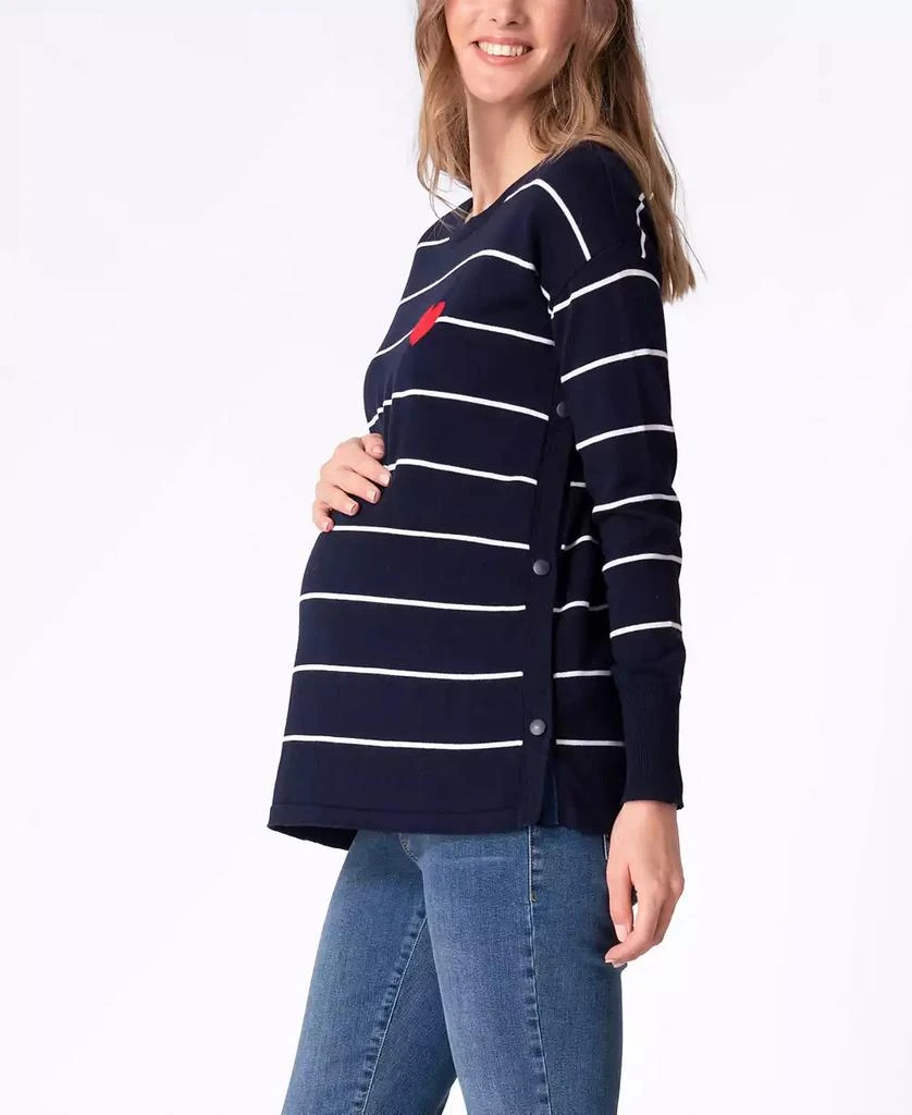 Seraphine Women's Maternity Mama Mini Nautical Cotton Sweaters 3