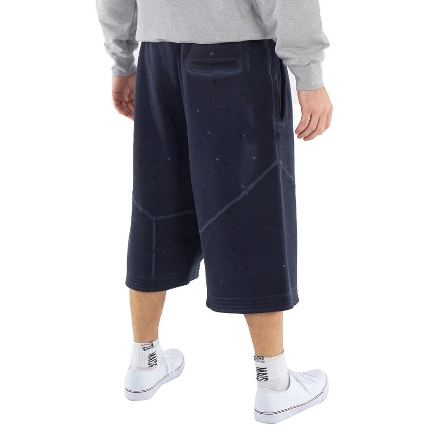 A-COLD-WALL* A Cold Wall Navy Studio Wide Leg Faded Jersey Shorts, Size Large 3