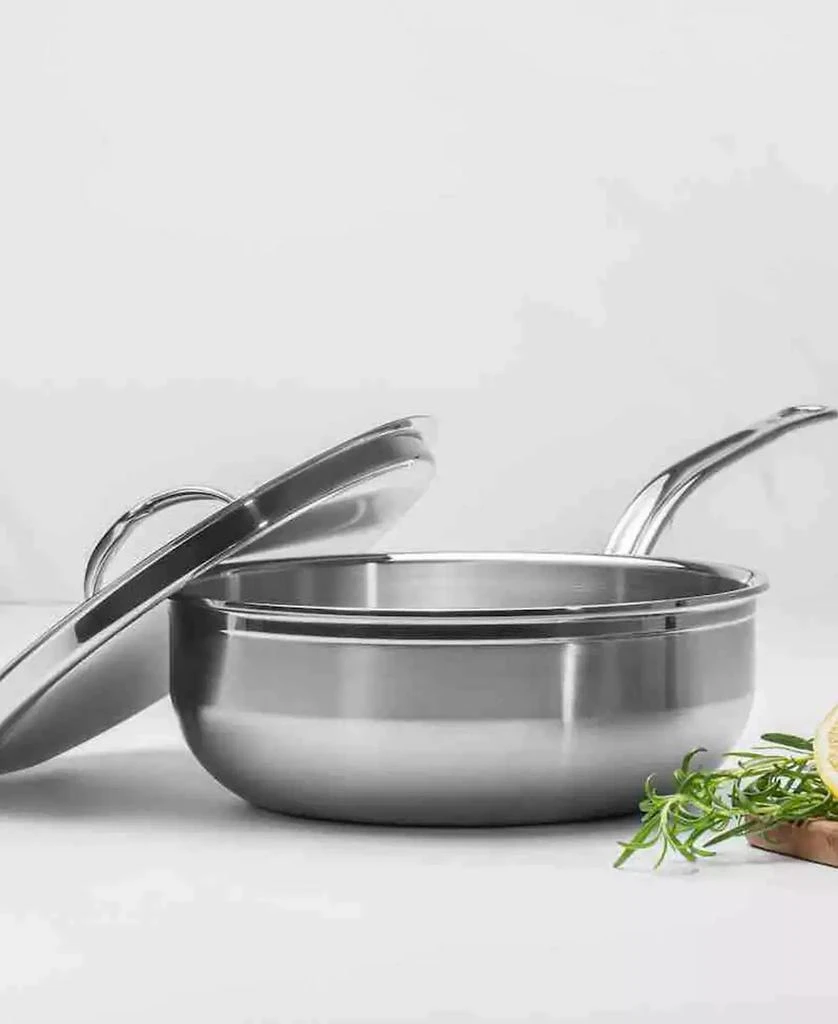 Hestan ProBond® Clad Stainless Steel 3.5-Quart Covered Essential Pan 7