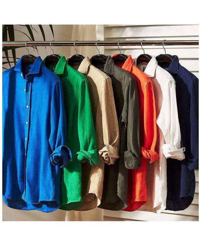 Ralph Lauren Long Sleeve Breathable Classic Fit Linen Shirt 9