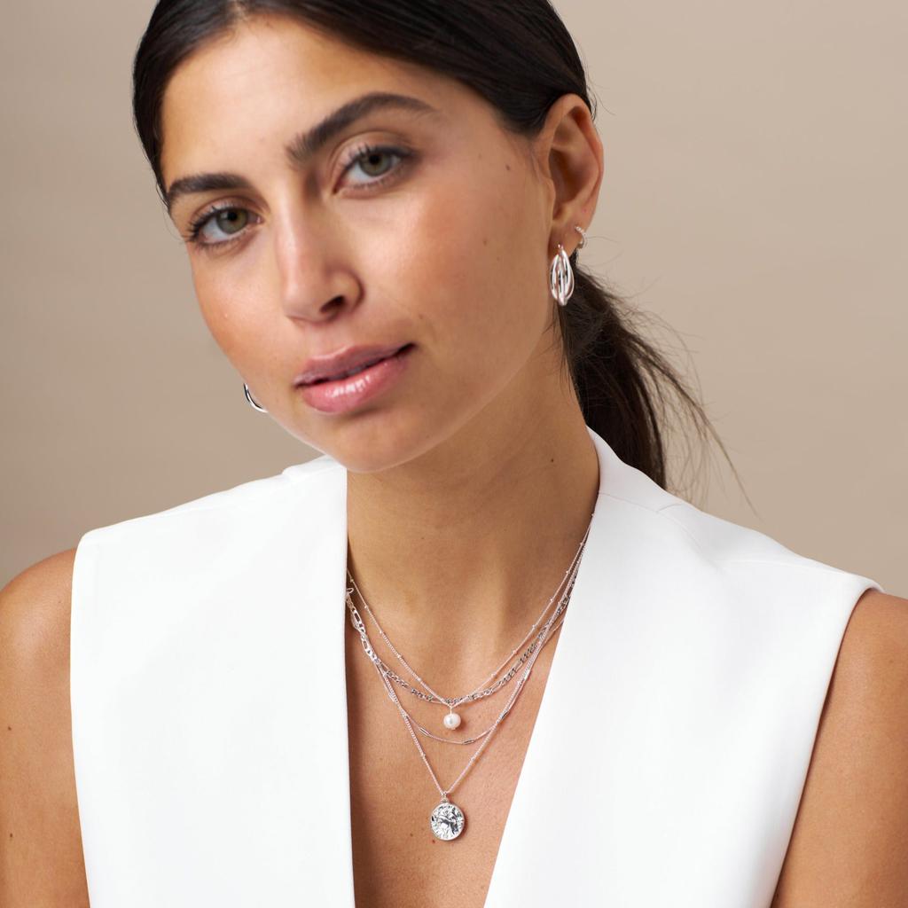 Orelia London Pearl Satellite Necklace