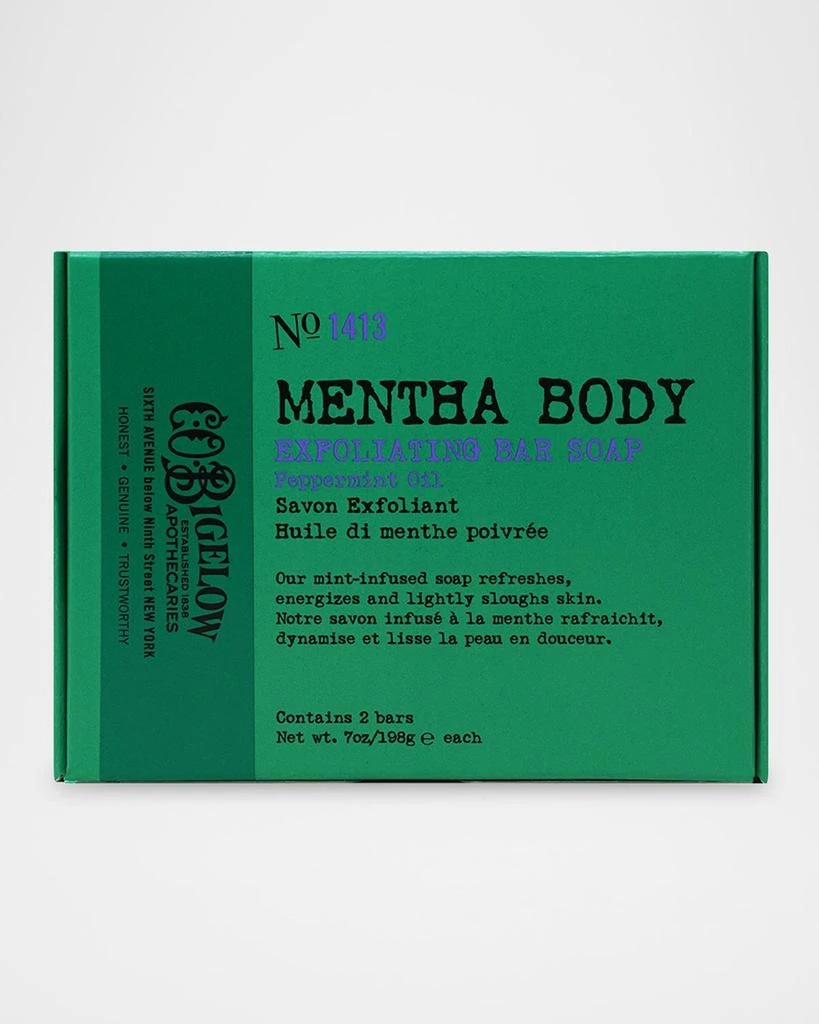 C.O. Bigelow Mentha Exfoliating Bar Soap Duo Box 2
