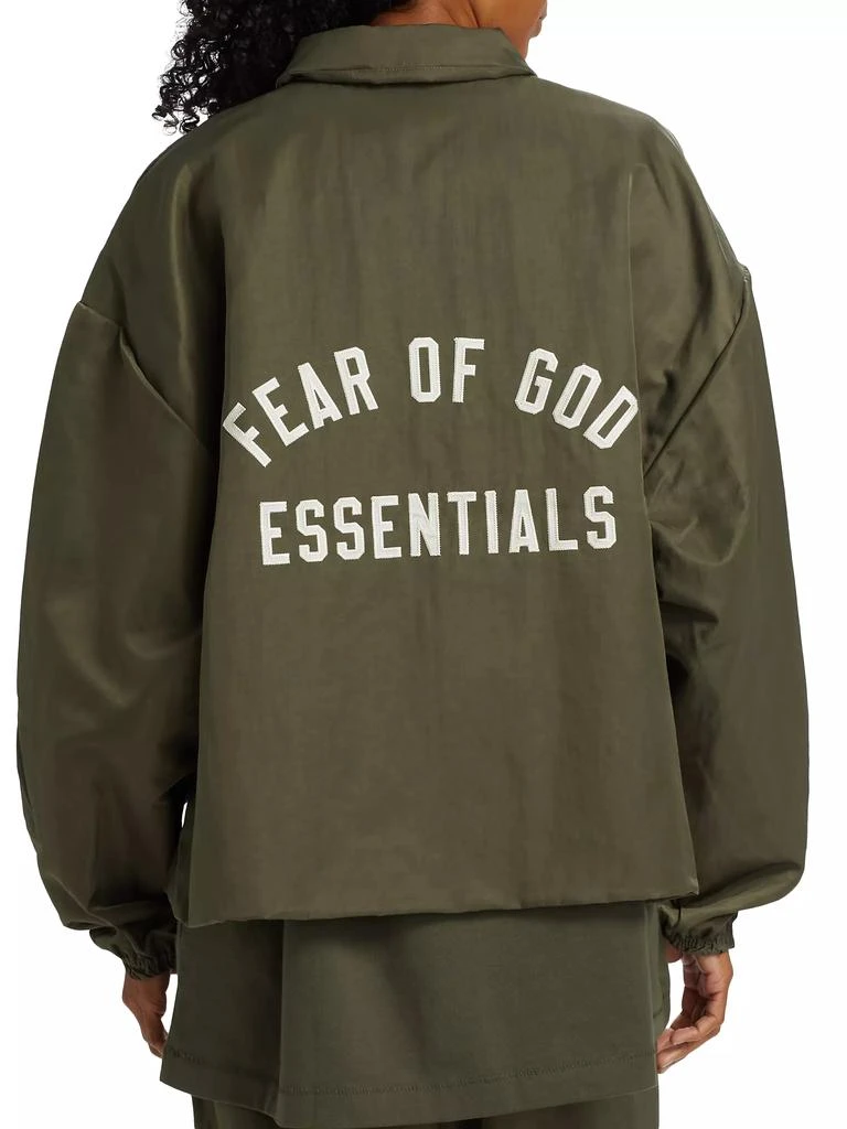 Essentials Textured Nylon Trucker Jacket 9
