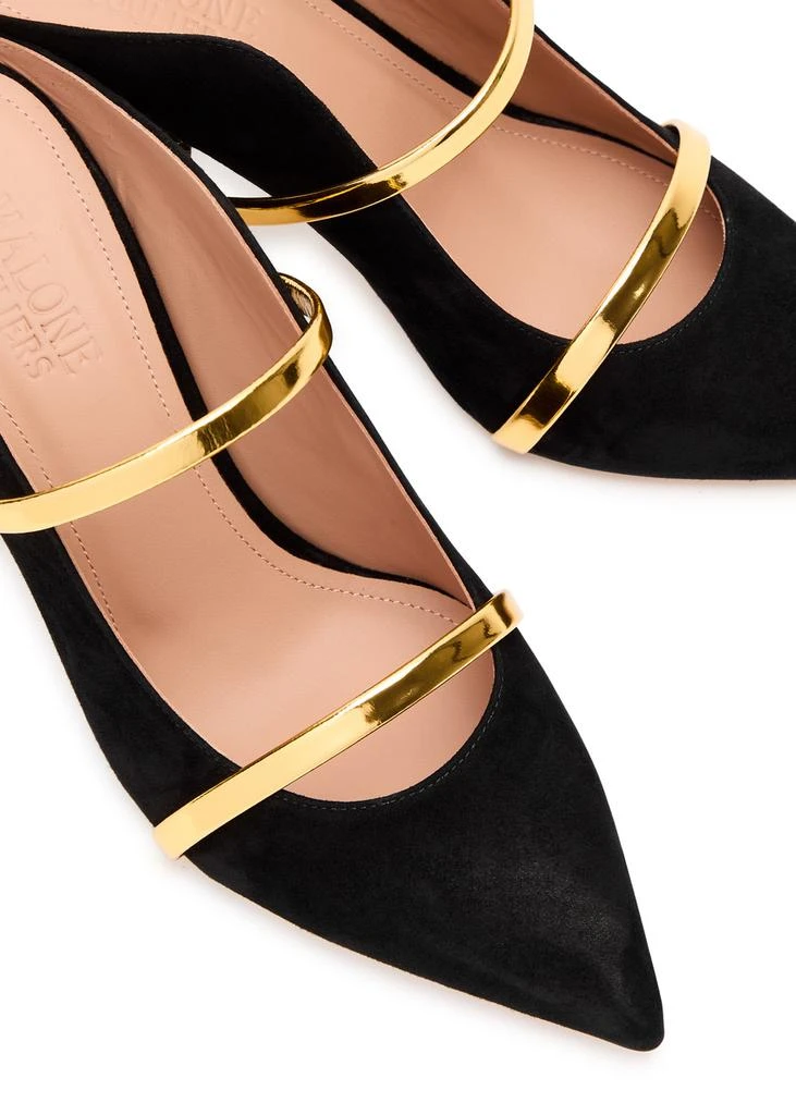 Malone Souliers Maureen 70 suede mules  3