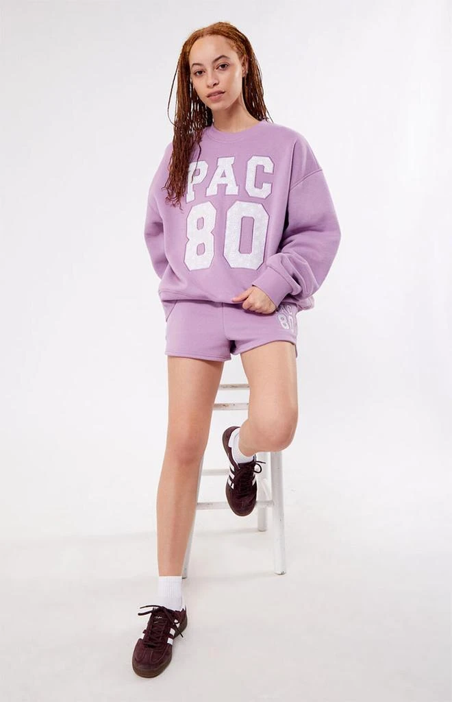 PacSun Pac 1980 Eyelet Crew Neck Sweatshirt 3