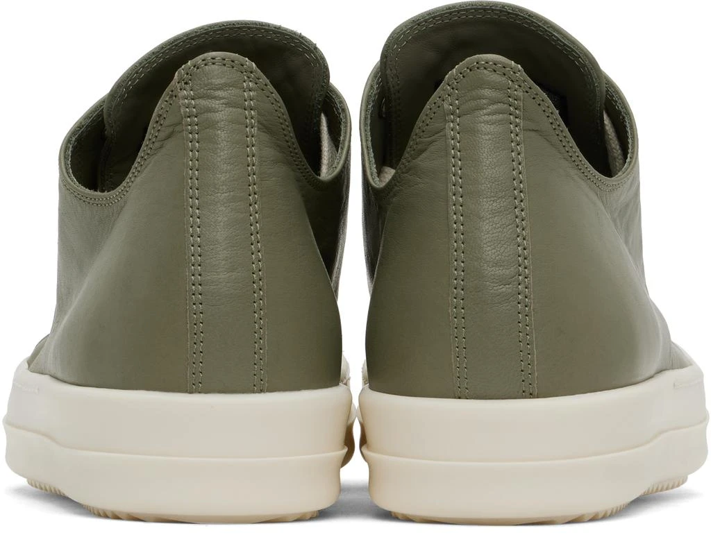 Rick Owens Green Hollywood Low Sneakers 2