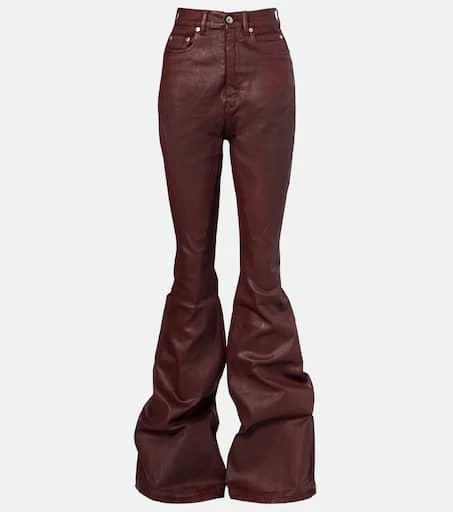 Rick Owens Bolan high-rise bootcut jeans 1