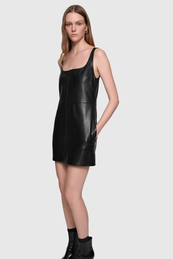 Rebecca Minkoff Harper Lamb Leather Dress 3