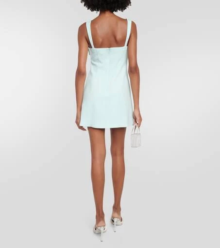 SIMKHAI Lenny embellished crêpe minidress 3