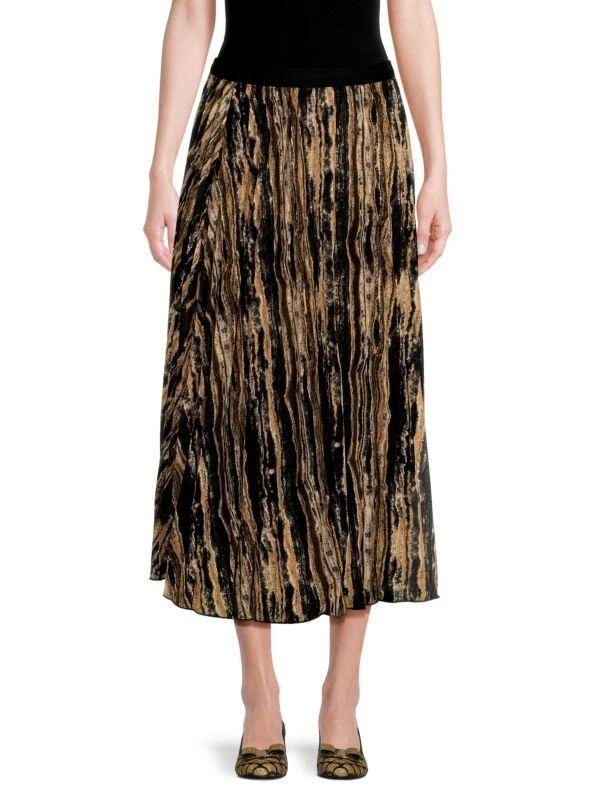 YAL New York Pleated Midi Skirt 1