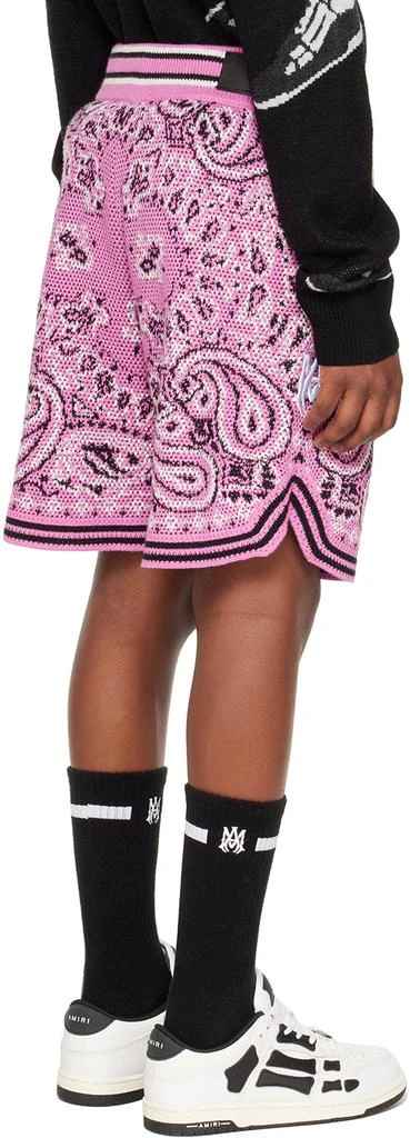 AMIRI Kids Pink Bandana Shorts 3