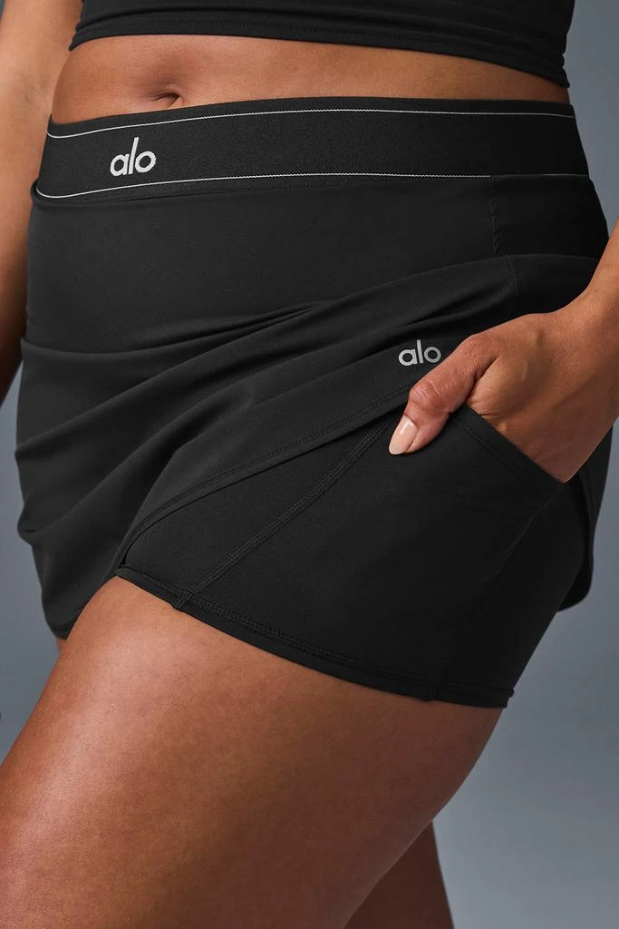 Alo Yoga Match Point Tennis Skirt - Black 8