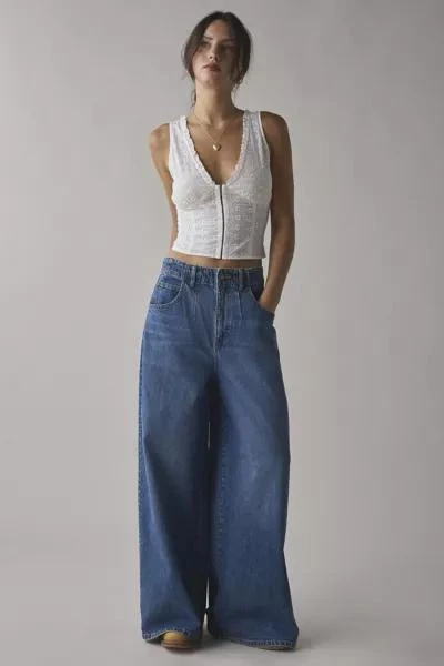 LEE Lee Pleated Wide Leg Jean 1