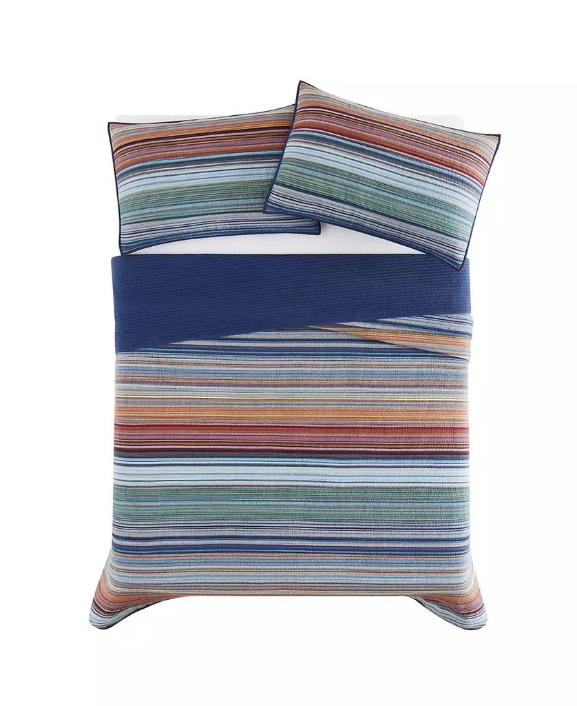Macy's Met Stripe Yarn Dye 3 Piece Quilt Set 2