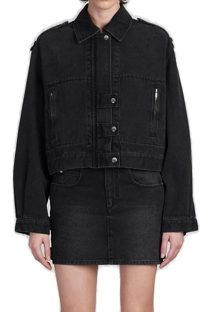 Isabel Marant Étoile Isabel Marant Étoile Julie Cropped Denim Jacket 1