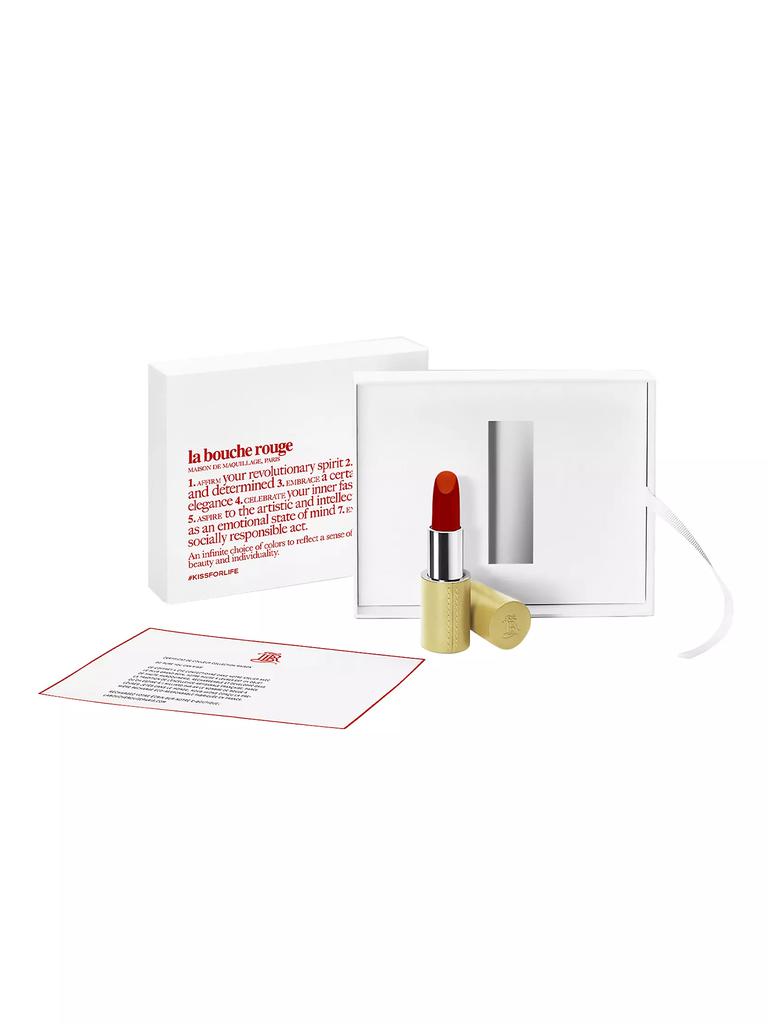 La Bouche Rouge The Bold Gold Lipstick & Leather Case Set