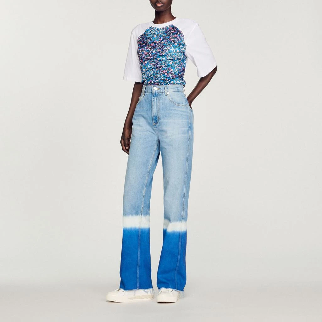 Sandro Foulard open-back T-shirt 1