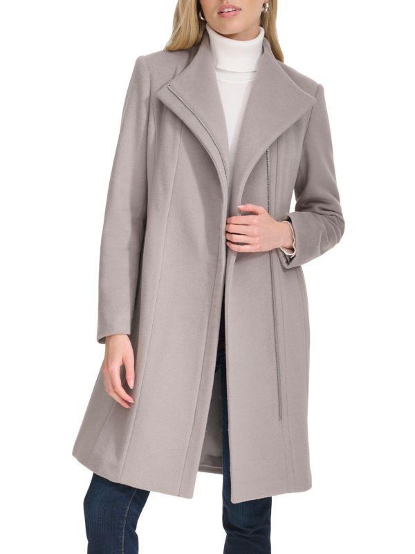 Cole Haan Double Breast Wool Blend Coat Women s Parkas Free Shipping BeyondStyle