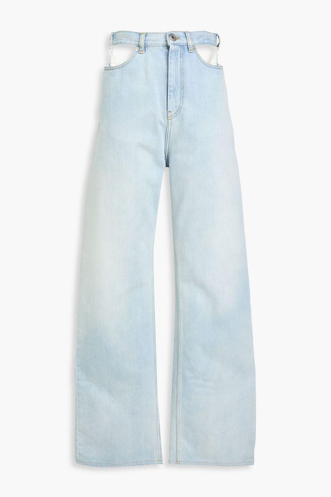 MAISON MARGIELA Wide-Leg Slashed Cut-Out Jeans - Pants - Free