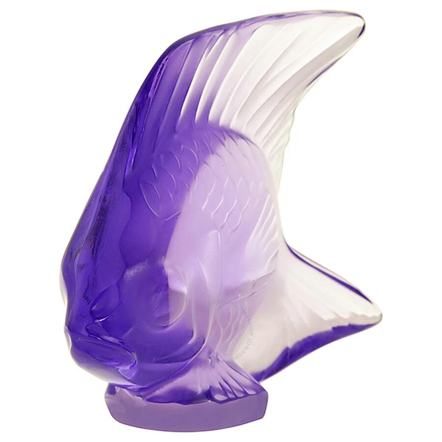 Lalique Crystal Fish Light Violet 30030 3