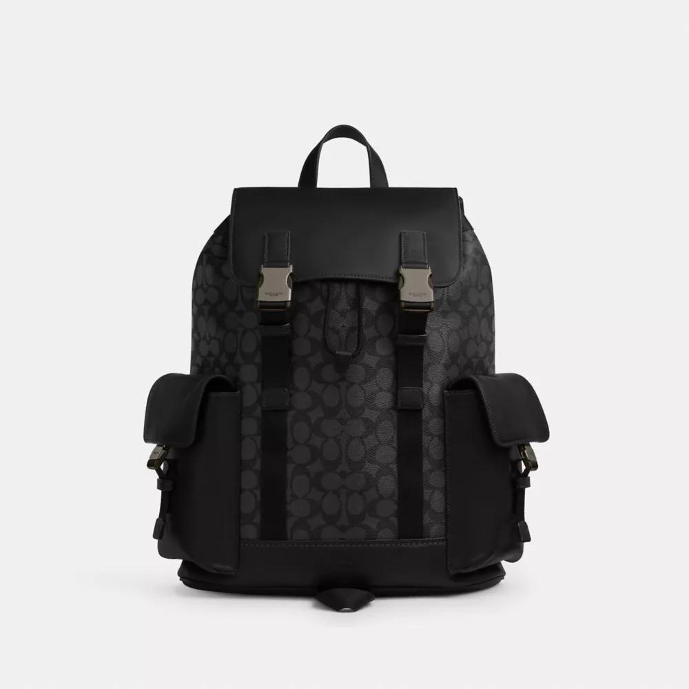 Coach Clark Backpack In Signature Canvas