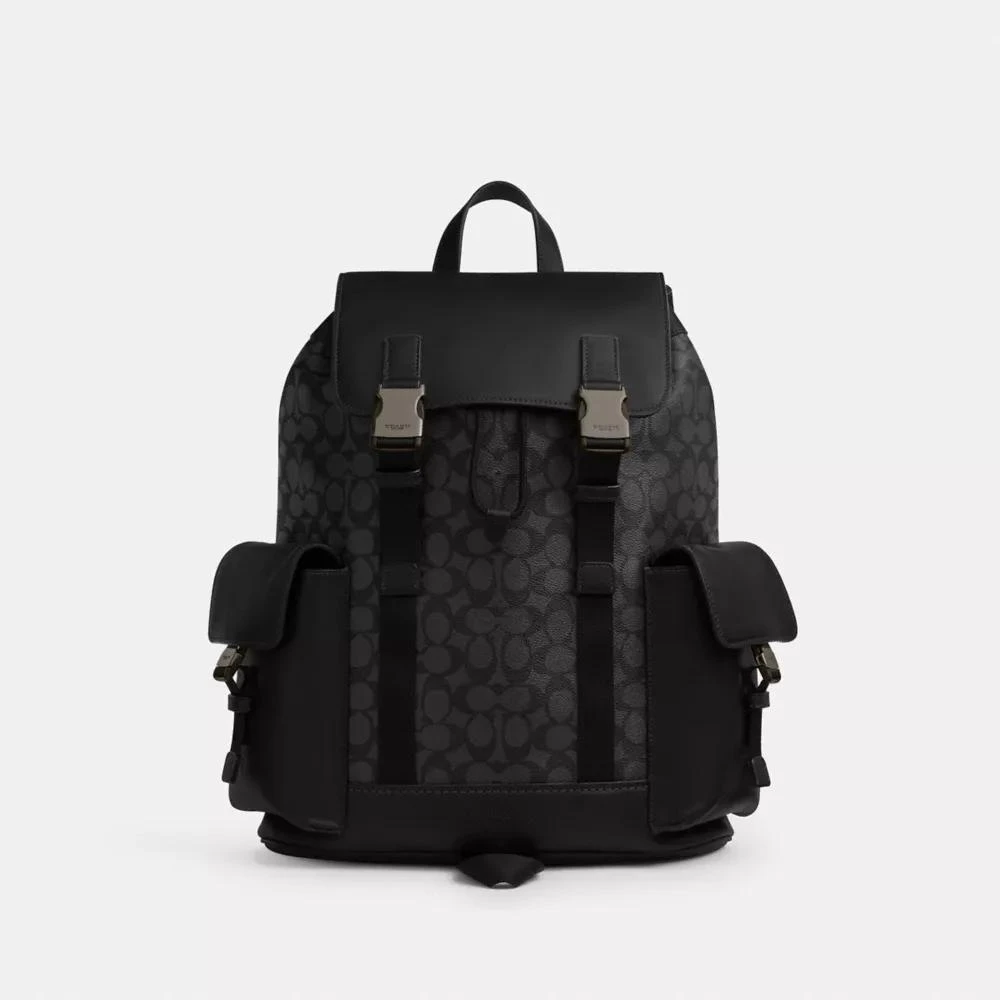 Coach Clark Backpack In Signature Canvas