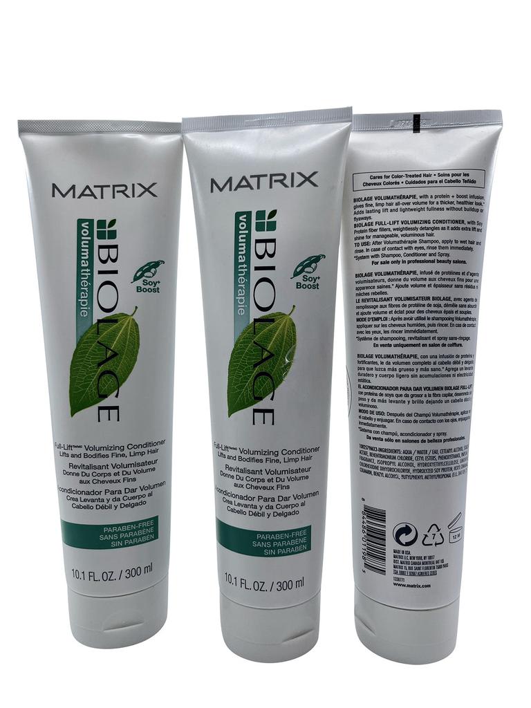 MATRIX Biolage Full Lift Volumizing Conditioner Fine Limp Hair 10.1 OZ Set of 3