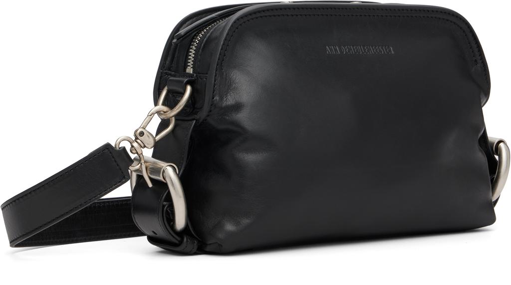 ANN DEMEULEMEESTER Black Piata Clutch Bag