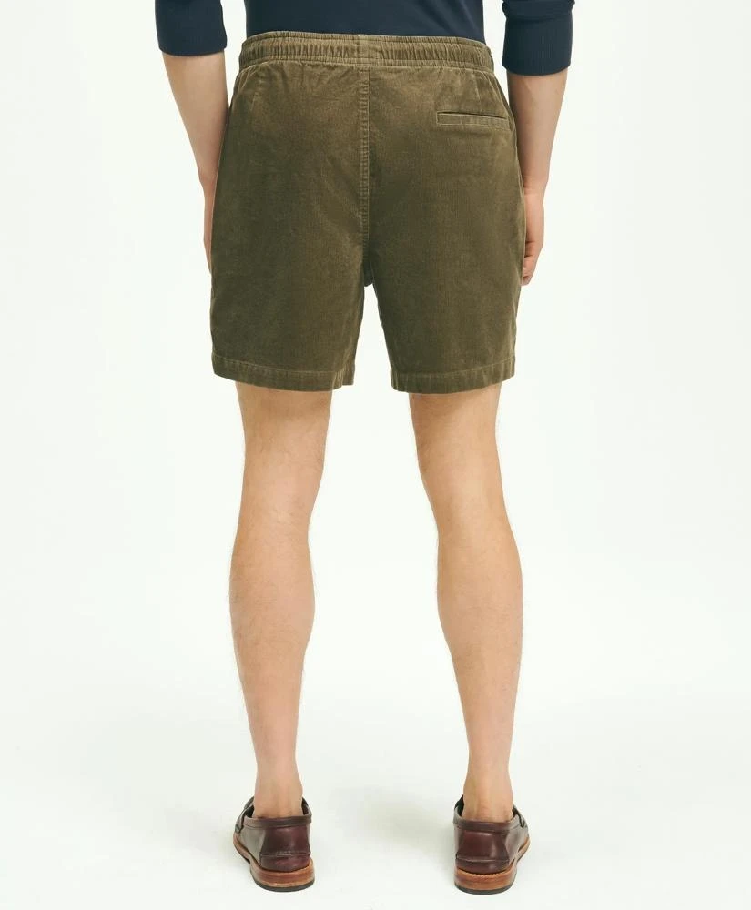 Brooks Brothers Stretch Cotton Drawstring Friday 15-Wale Corduroy Shorts 2