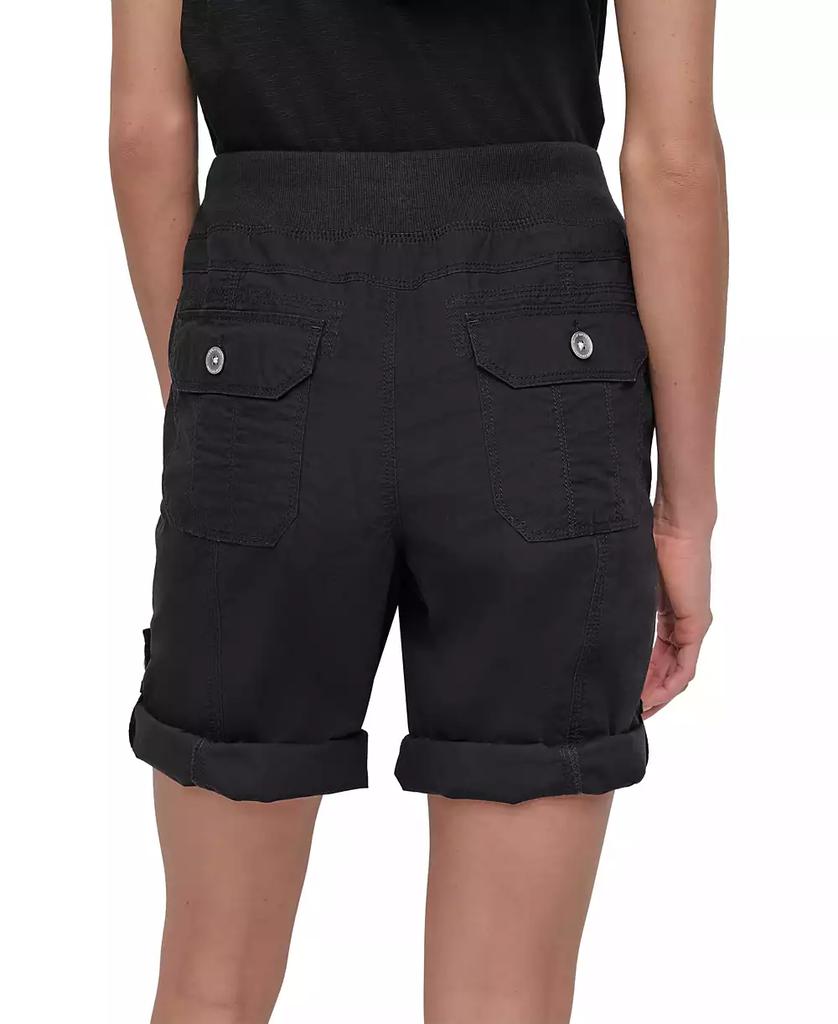 DKNY Women
s Smocked-Waist Convertible Shorts