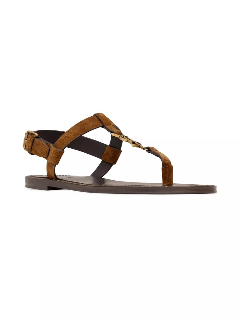 ★関税込み★ Saint Laurent Cassandre Sandal Yves Saint Laurent Cassandre Sandals In Suede - Shoes