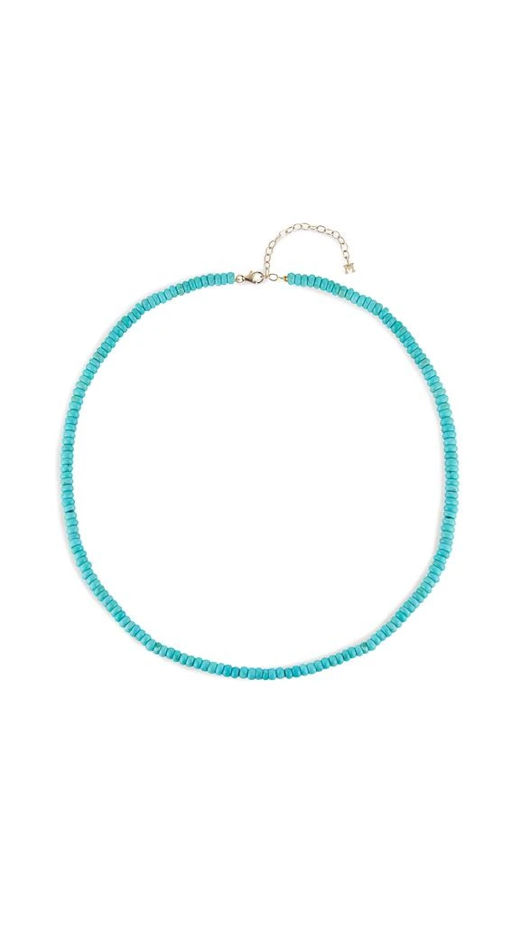 MATEO Turquoise Beaded Necklace - 4mm Beads 4