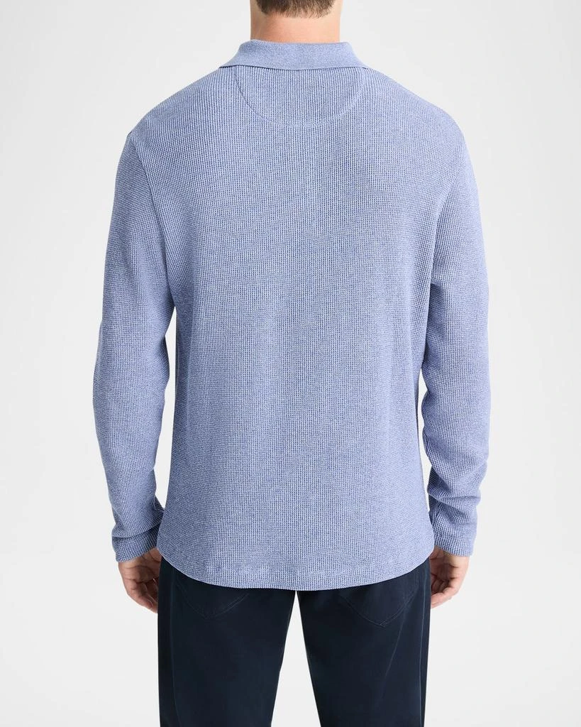 Vince Men's Sunfaded Thermal Polo Shirt 4