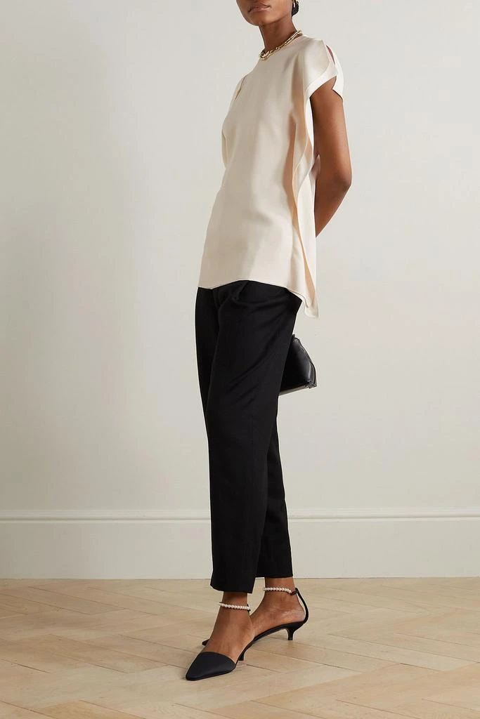 Totême Draped crepe top 2