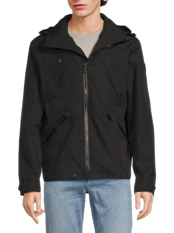 Nobis Hooded Zip Up Tech Jacket 1