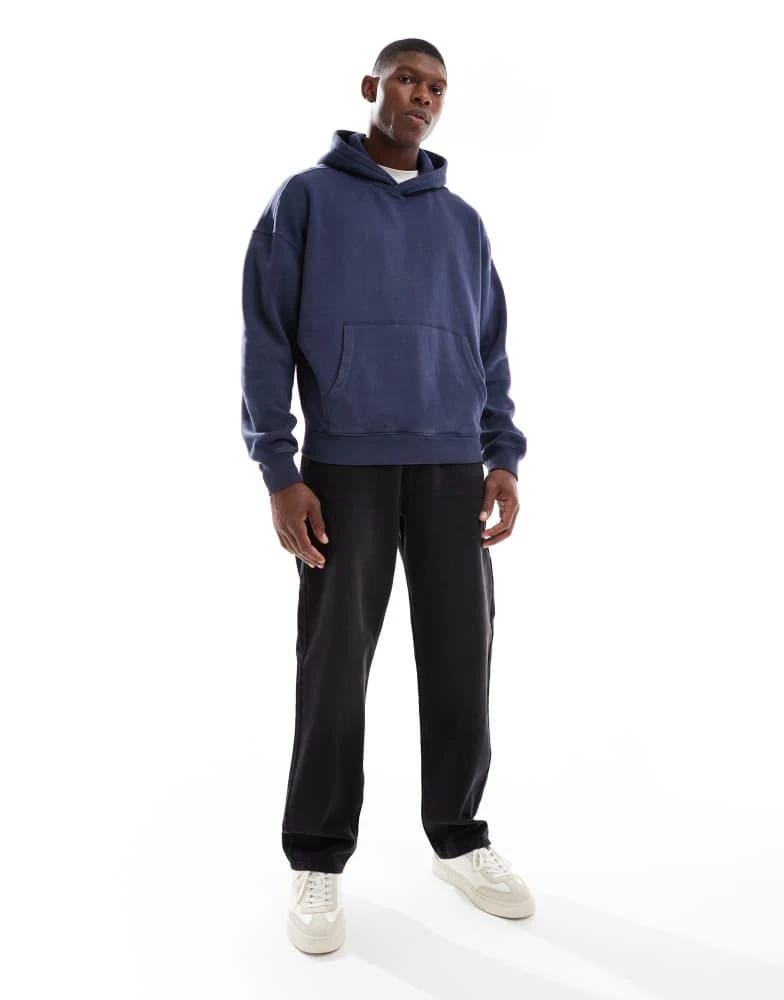 HOLLISTER Hollister baggy front pocket hoodie in navy Hoodies