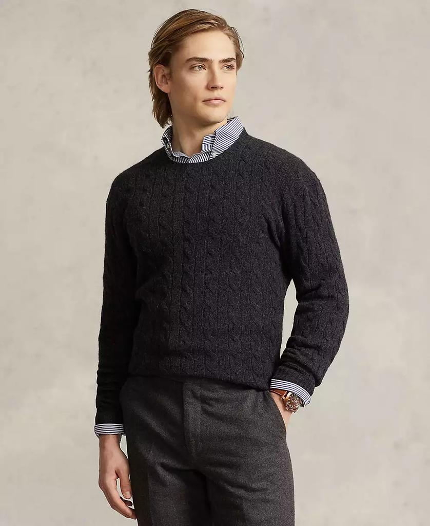 Ralph Lauren Men's Wool-Cashmere Cable-Knit Sweater