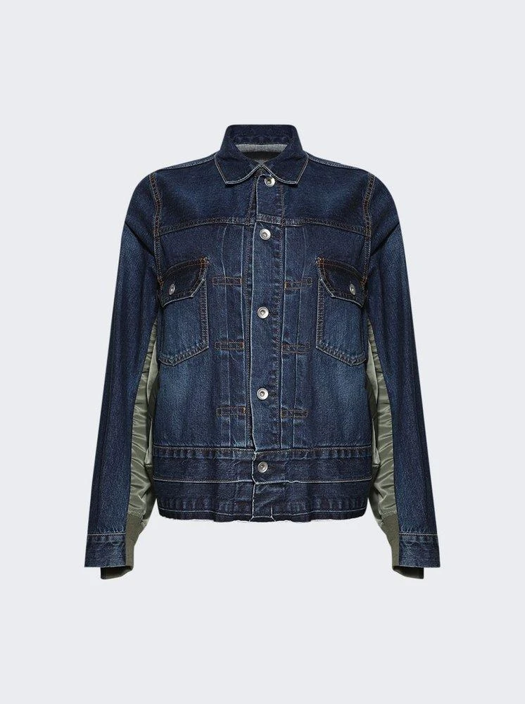 Sacai Sacai Panelled Denim Jacket