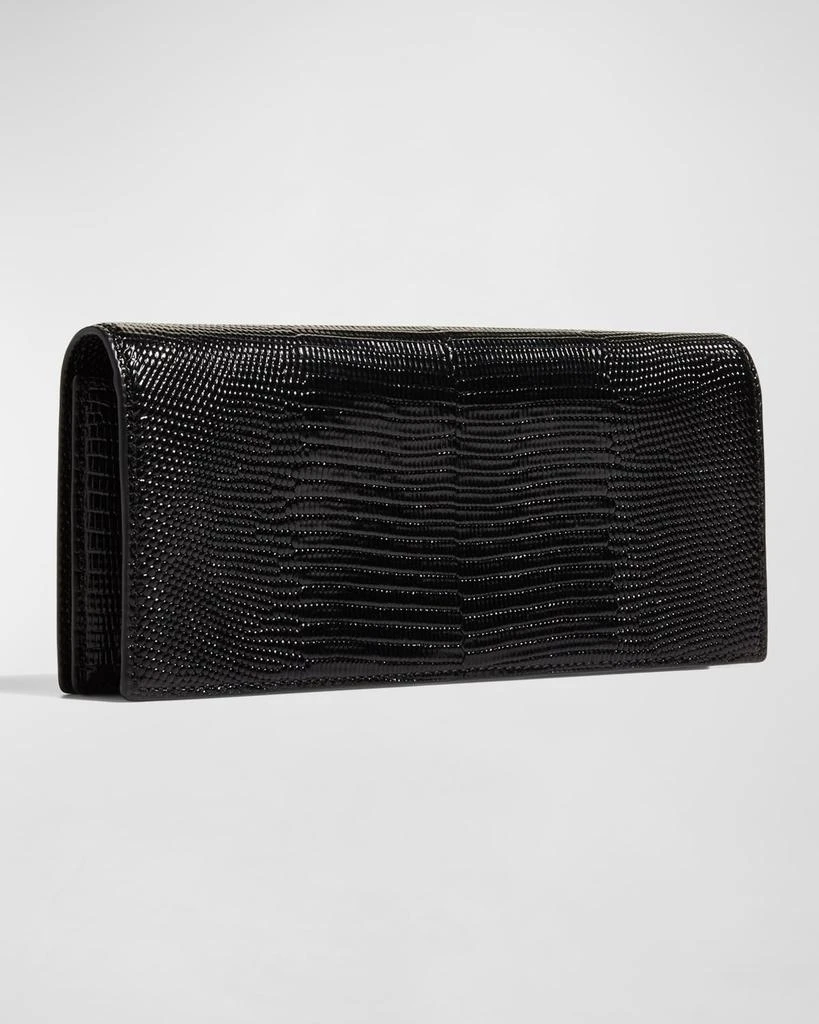 Alexis Bittar Twisted Gold Side Handle Clutch Purse 3