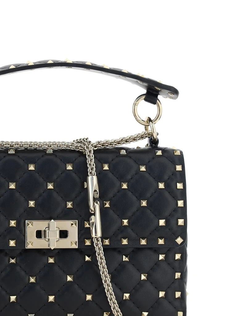 VALENTINO GARAVANI Rockstud Spike Leather Shoulder Bag 4