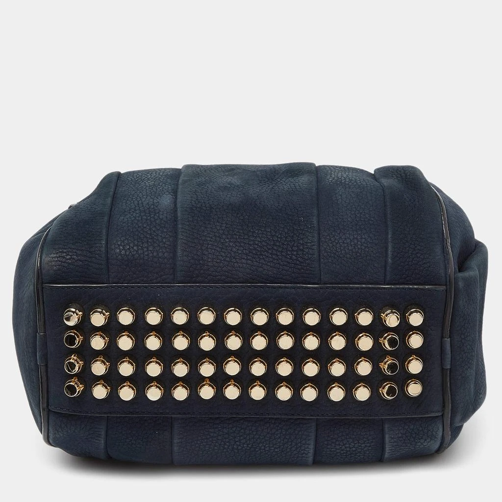 Alexander Wang Alexander Wang Blue Suede Rocco Bag 6