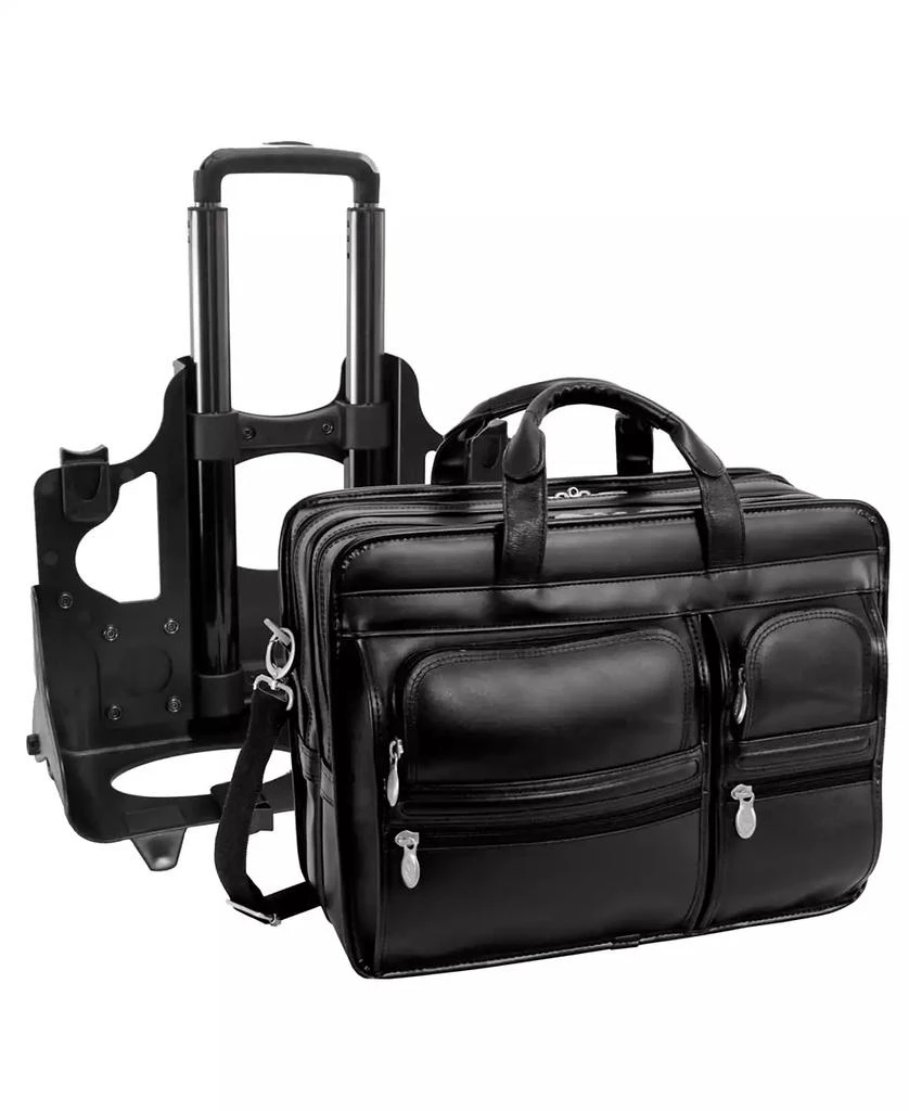 McKlein Franklin 15" Patented Detachable Wheeled Laptop Briefcase 4